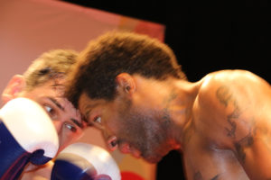 Velada de boxeo en el Gran Teatro.