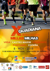 Cartel de las X Millas del Guadiana.