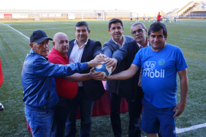 Convenio entre el Ayuntamiento de Ayamonte y los clubes de fútbol locales.