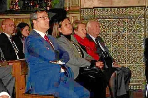 El Primer Teniente de Alcalde, Francisco Gonzalez durante el acto de entrega