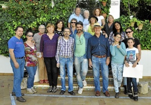 foto de familia de los pintores.