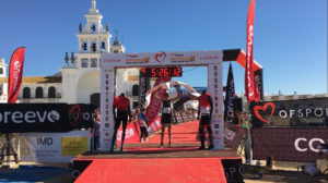 Raúl Delgado, ganador del Doñana Trail Marathon.