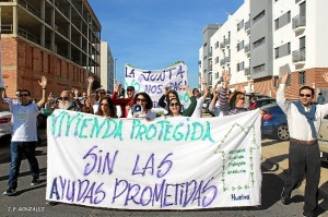 manifestacion vivienda protegida en huelva 3