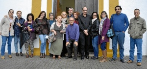 poetas guadiana 1. foto de familia de los Poetas del GUadiana