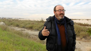 Pedro Jimenez en las balsas de fosfoyesos