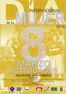 CARTEL 8 DE MARZO Valverde 2016