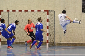 Final masculina del Campeonato de Europa de fútbol sala para sordos.