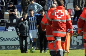 Waldo se tuvo que retirar lesionado en un tobillo. (Espínola)