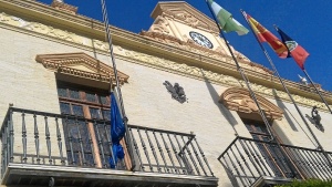 Bandera arriada UE Ayamonte