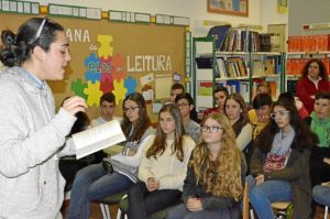 Poetas del Guadiana en la semana de la lectura en Vila Nova de Cacela (2)