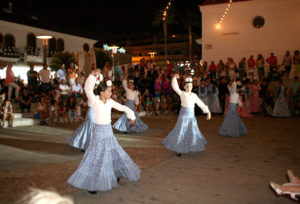 Imagen de archivo de las fiestas de El Rompido.