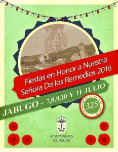 Cartel fiestas Virgen de los Remedios Jabugo