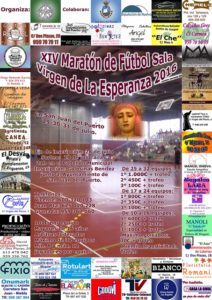 XIV Maraton Futbol Sala en San Juan del Puerto.