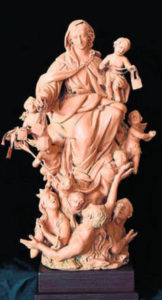 boceto imagen virgen del carmen huelva capital