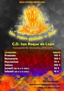 Campaña de socios del San Roque de Lepe.