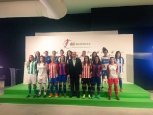 Presentación de la Liga Iberdrola Primera División Femenina.