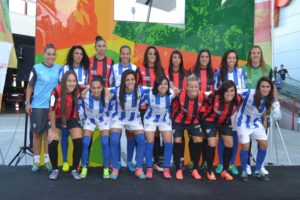 Presentación del Fundación Cajasol Sporting en el Centro Comercial Holea.