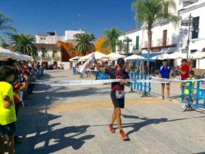 Juan Pérez, ganador del Trail de Valverde del Camino.