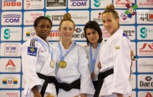 Cinta García, bronce en la Copa del Mundo de judo.