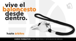 Curso de árbitros y oficiales de mesa de baloncesto.