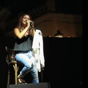 Marta Soto en concierto.