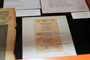 Correciones y manuscritos del Nobel