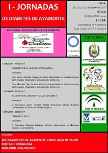 CARTEL CHARLA DIABETES AYAMONTE 2017