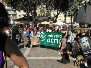 Protesta del Cacma en Huelva (2)