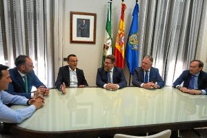 Reunión en la Diputación de Huelva.