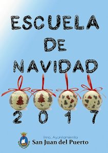 171121 Escuela de Navidad 2017_1 Cartel