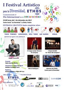 I FESTIVAL PARA LA DIVERSIDAD, ETHOS