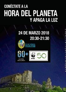 CARTEL la hora del planeta ARACENA