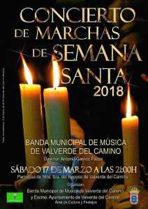 Cartel Concierto Semana Santa Valverde del Camino 2018