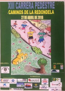 Cartel carrera pedestre 2018