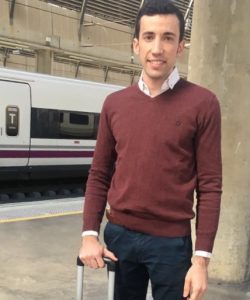 David de Miranda coge el tren para volver a Huelva.