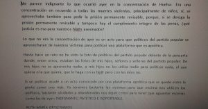 comunicado ruth ortiz