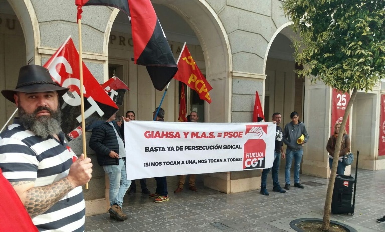 Protesta de la CGT contra Giahsa 1