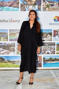 Alba Molina en el photocall