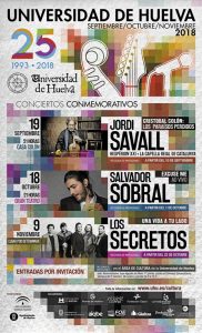 Cartel CONCIERTOS 25 ANIVERSARIO