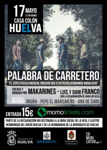 CARTEL PALABRA DE CARRETERO HUELVA