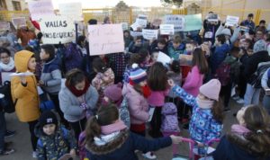 protesta aguas fecales ceip la higuerita 1