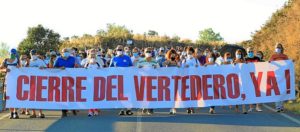 Protesta en Nerva para el cierre del vertedero 3