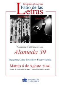 Cultura Alameda 39 Cartel