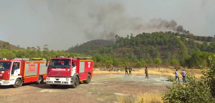 Denuncian solo dos bomberos de guardia en Aracena, Jabugo y Riotinto