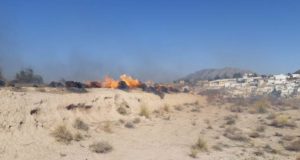 Incendio en Rosal de la Frontera1