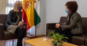 Subdelegada con la presidenta de la Diputacion