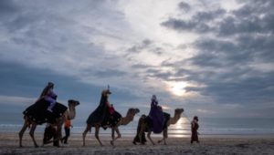 Melchor, Gaspar y Baltasar llegarán el 6 de enero en camello a la playa de Matalascañas