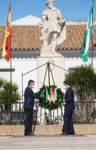 Ofrenda floral a Martin Alonso Pinzon