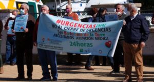 Protesa San Bartolome de la Torre para pedir Urgencias 24 horas 1