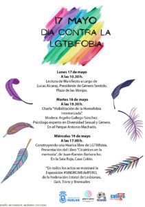 Cartel Dia 17 mayo CONTRA LA LGTBIFOBIA